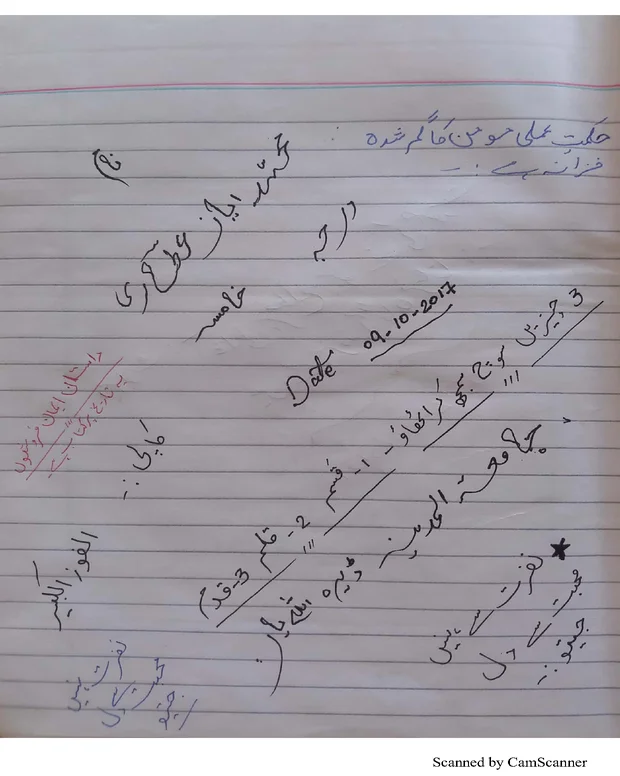 ششماہی اول سوالاً جواباً — الفوز الکبیر